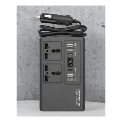 Adaptador Enchufe Inversor 12/24v A 220v 150w Usb Usbc N1692