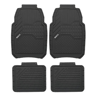 Alfombra Sparco Cubre Piso De Auto Goma 4pcs Universal /r&c