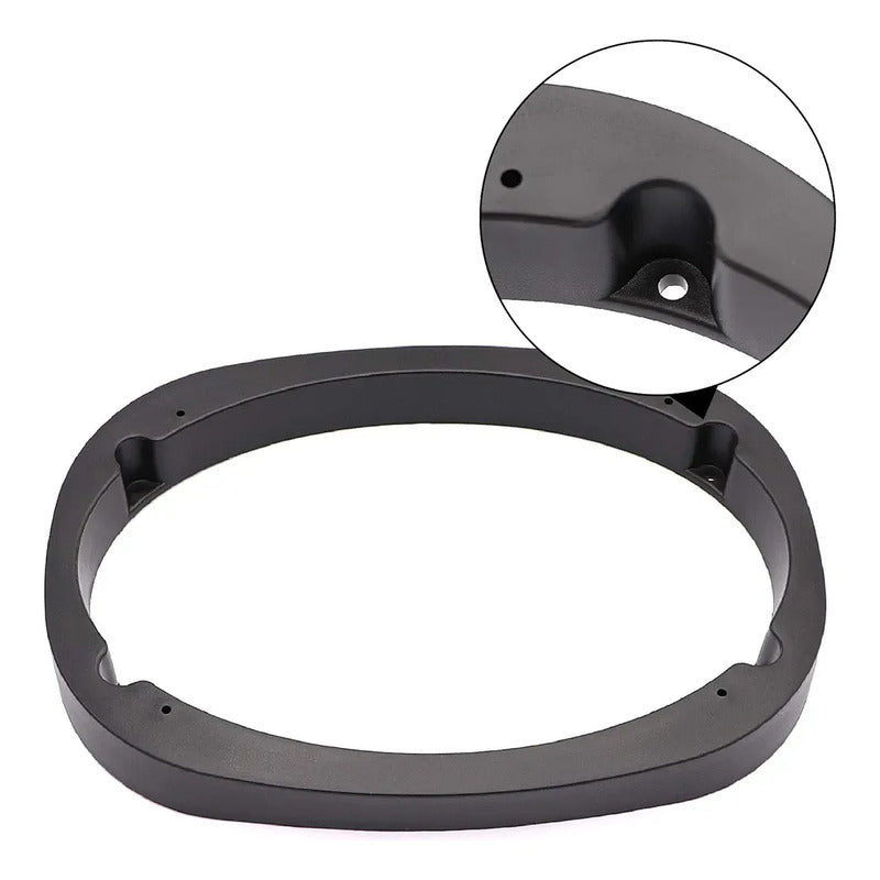 X2 Espaciador 3cm De Parlantes Adaptador 6x9 Pulgadas Auto Negro 6x9 25203
