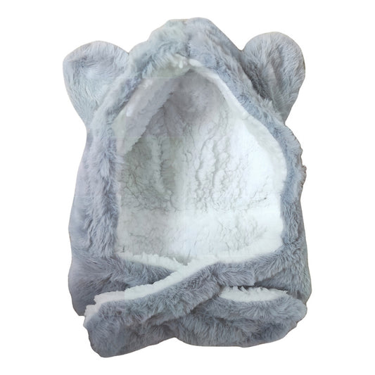 Gorro Con Bufanda Para Bebé Niño/a Diseño Invierno Calientit