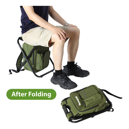 Piso 3en1 Plegable Mochila Con Cooler Silla Camping Pesca