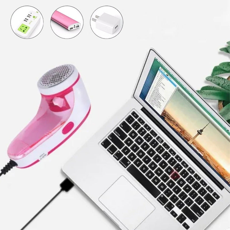 Quita Pelusas Eléctrico Saca Motas Y Pelusas Removedor Usb