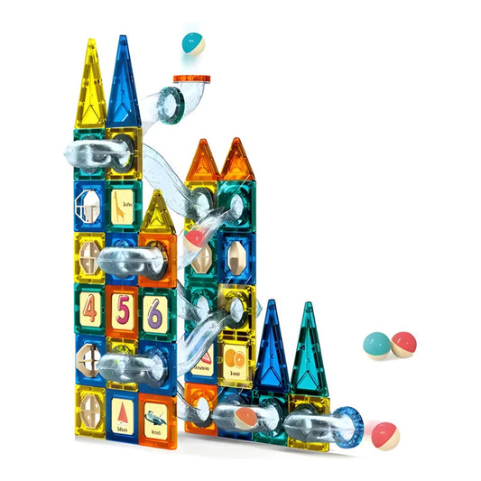 Set Bloques Magnético 97pcs Juguete Didáctico Niñ@ Construir