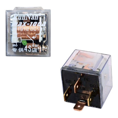 Relay Transparente 12v 100a 4 Patas Relé Auto 4 Pines /ryc