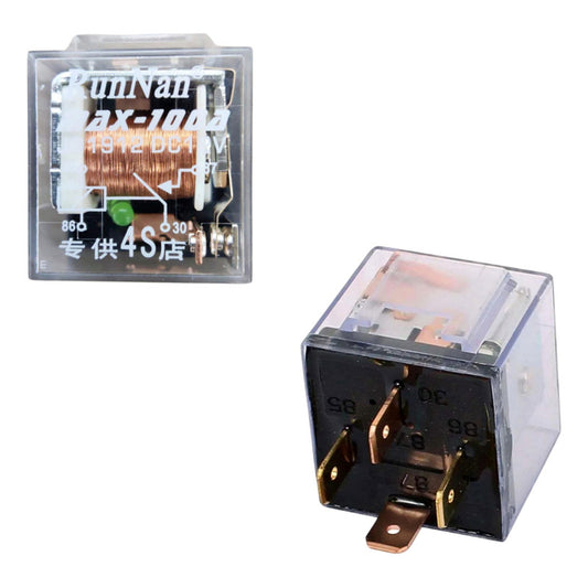 Relay Transparente 12v 100a 4 Patas Relé Auto 4 Pines /ryc