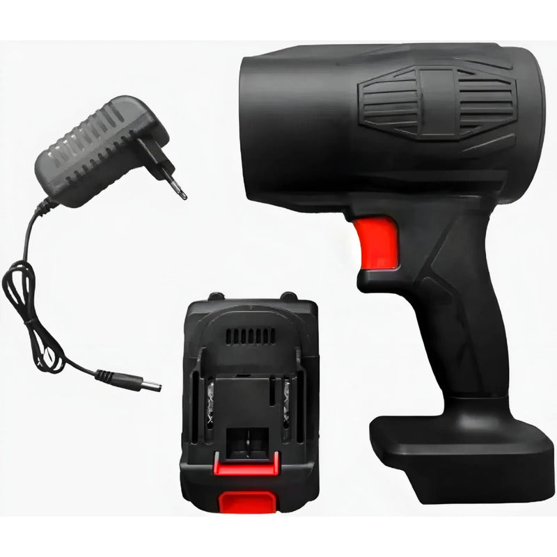 Soplador De Aire Pistola Inalámbrica Secar Auto Limpiar Hoja Negro 91-32