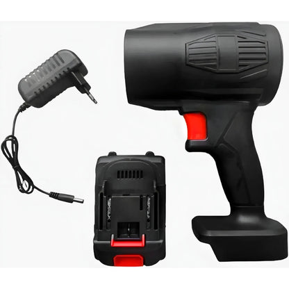Soplador De Aire Pistola Inalámbrica Secar Auto Limpiar Hoja Negro 91-32