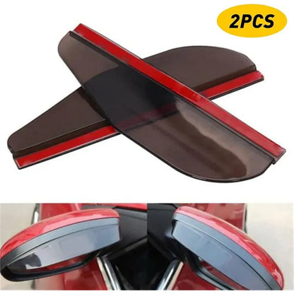 X2 Bota Agua De Espejo Retrovisor Pestañas Auto Universal Negro Transparente