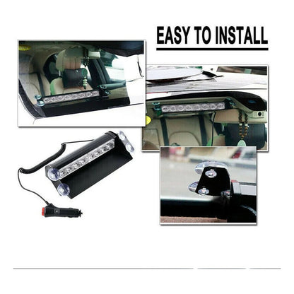 Baliza Parabrisa Led Estroboscopica Bomberos Carabinero 12v