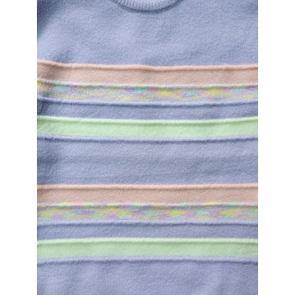 Sweater De Niña Tejido Polerón Teen Cuello Alto Sueter T8-16 Lila 728 Líneas 180