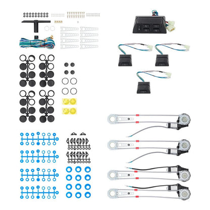 Kit Alzavidrios Eléctrico Némesis 4 Ventanas 12v Universal