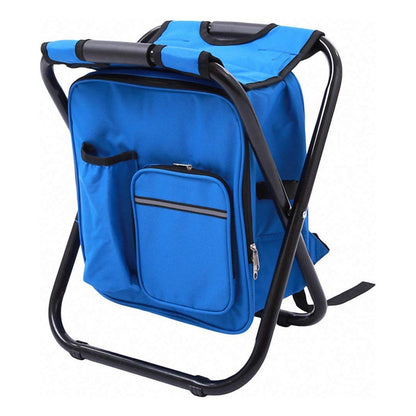 Piso 3en1 Plegable Mochila Con Cooler Silla Camping Pesca