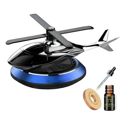Aromatizante Solar Helicóptero Giratorio Difusor Aroma Auto Color Azul T3 Fragancia Surtido