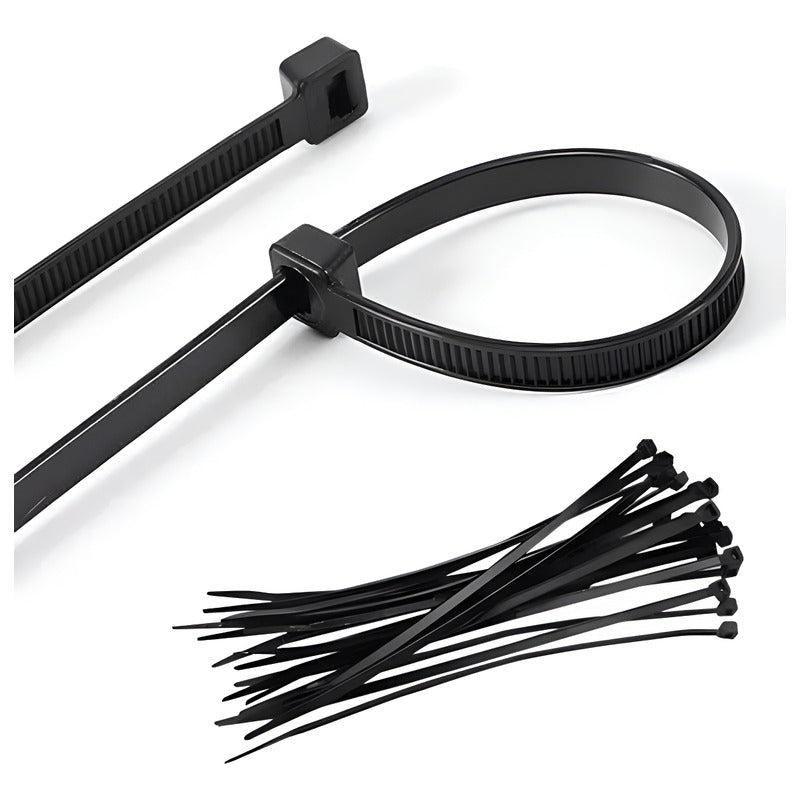 Amarras Kmt Tools 4.8x200mm Tamaño 20cm X 4.8mm Color Negro Por 100 Unidades