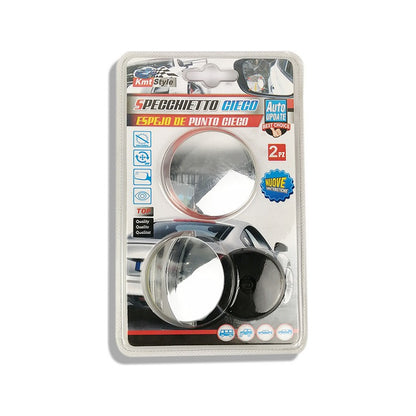 X2 Espejos Laterales Retrovisor Punto Ciego 360 Ajustable 2