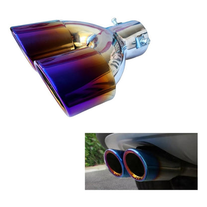 Cola De Escape Auto Doble Ionizado Tuning Universal/r&c