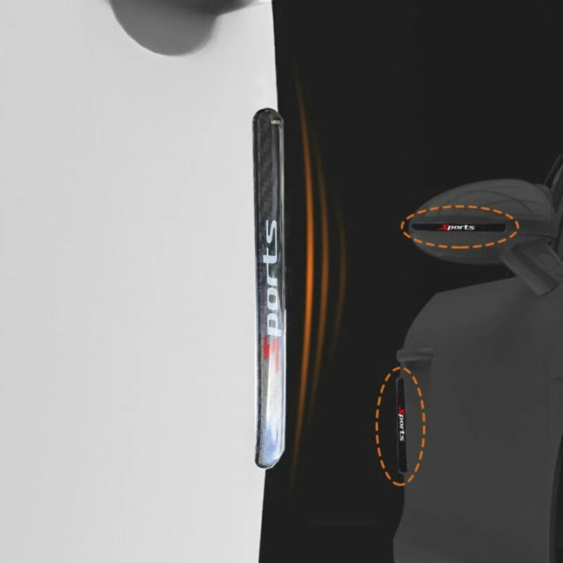 Set 8pcs Protector De Manilla + Topes De Puerta Y Retrovisor