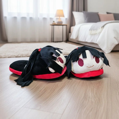 Pantuflas Acolchada Abierta Anime Sango Inuyasha Talla 36-41 Negro Sango Inuyasha Único