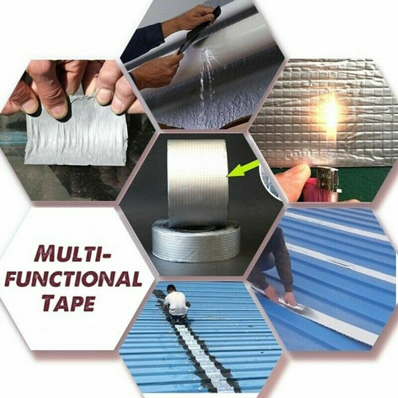 Cinta Aislante Impermeable 100mmx5mts Tapa Gotera Supglue