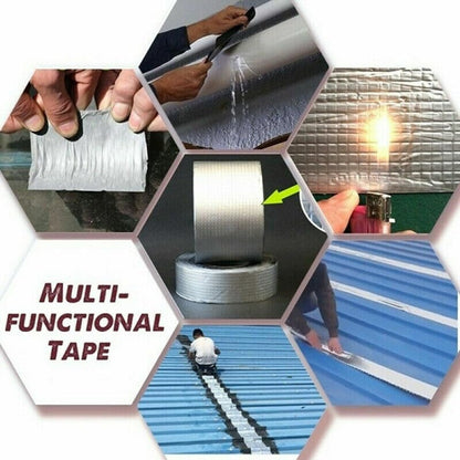 Cinta Aislante Impermeable 100mmx5mts Tapa Gotera Supglue