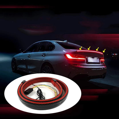 Alerón Lip Spoiler Maleta Con Luz Freno Secuencial Auto Tuni