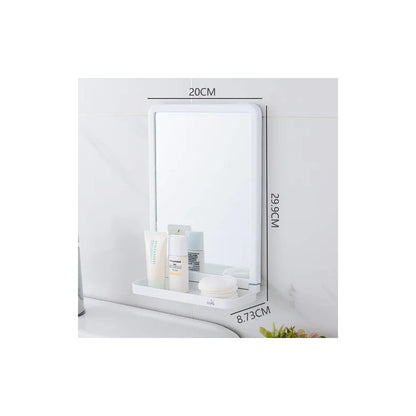 Estante De Baño Con Espejo De Pared Con Ventosa Bathlux 3kg