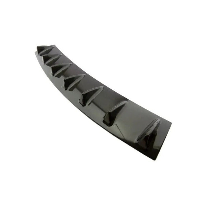 Difusor De Aire Con 7 Aletas Adhesivo Negro Brillante / R&c