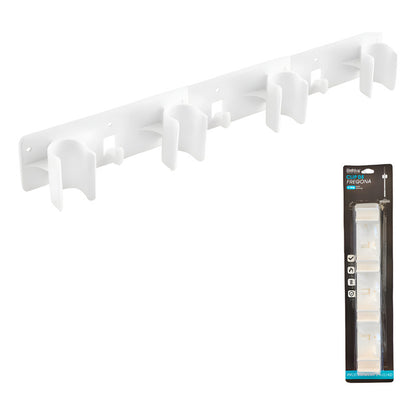 Organizador D 4escoba Colgador Adhesivo D Escobillon Trapero