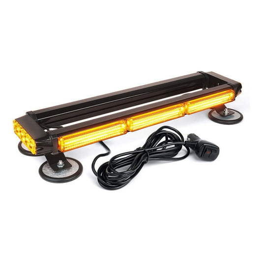 Baliza Led De Techo Destellante Ámbar Estrobo Auto 12v Imán