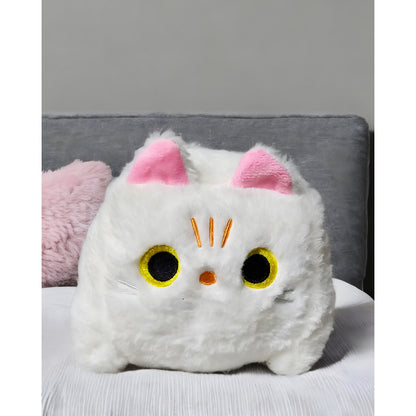 Peluche Cojín Suave De Felpa Gato Cuadrado Kawaii 20cm R&c