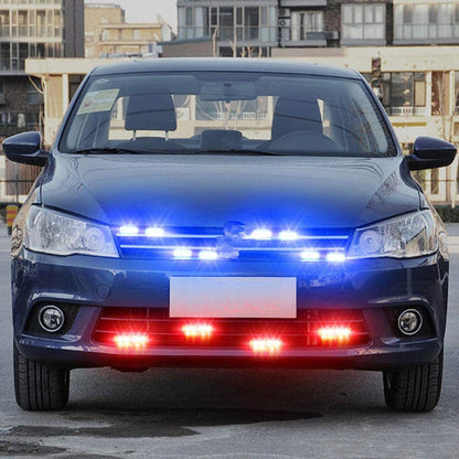 Set Baliza De Parachoque 24led Estrobo Multifunción+ Control