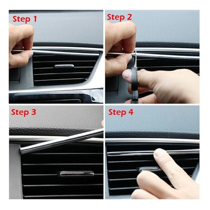 Moldura Decorativa Rejilla Ventilación Tuning Auto Universal