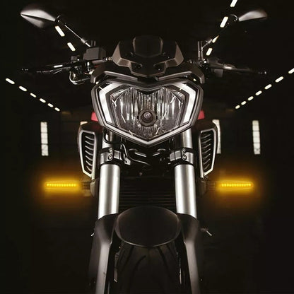 X2 Luces Intermitente De Moto Led De Viraje Ambar Moto /r&c