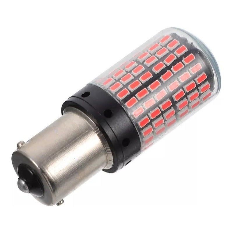 X2 Ampolleta Destellante Rojo 144led Luz Freno Estrobo Canbu