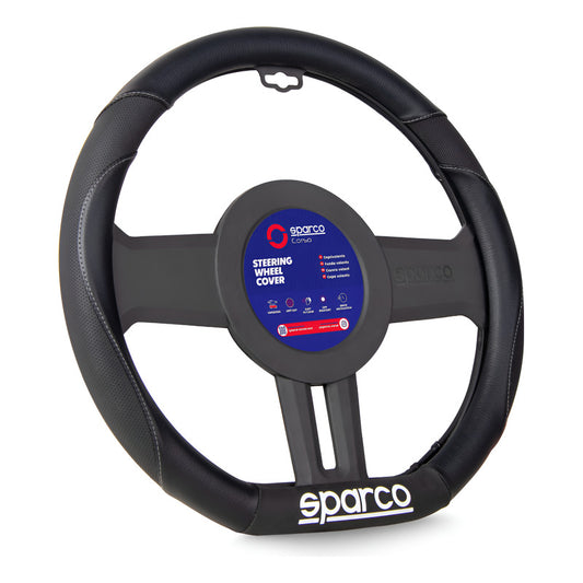 Funda Cubre Volante Sparco Base Plana Tipo D Eco Cuero 113