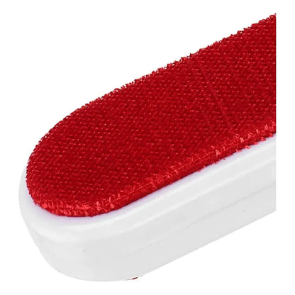 Cepillo 2 En 1 Saca Pelusas Y Pelos De Mascota Para Ropa Blanco Rojo 2708100