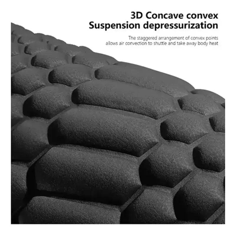 Respaldo M De Asiento Acolchado 3d Calidad Premium Auto /r&c Negro 3d14225