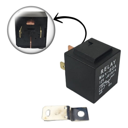 X10 Relay 12v 80a 4 Patas Relé Auto 4 Pines /ryc