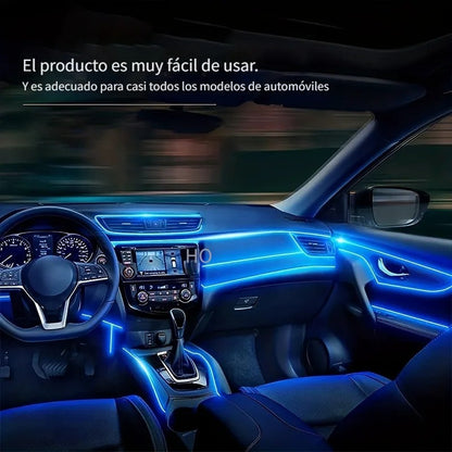 Hilo Neon Decorativo Usb Luz Rgb 2mt Interruptor Auto Tuning