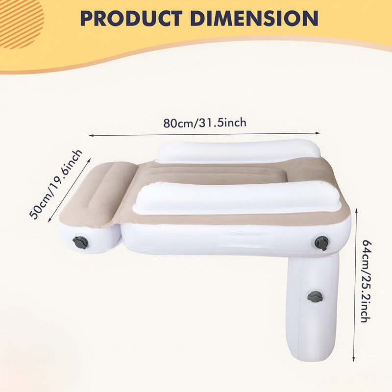 Cama De Viaje Inflable Para Bebés Niñ@s Para Avión Auto Ryc