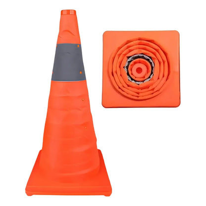 Cono De Emergencia Retractil Reflectante 1 Cinta 65cm Portát Naranja 65cm 422204