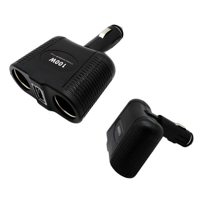 Encendedor Doble Adaptador +usb 100w 12-24v Splitter Encende