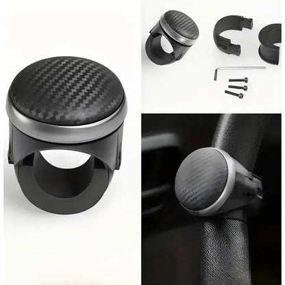 Perilla Giratoria 360 Pomo Universal Para Volante Seguridad Negro Fibra 14236