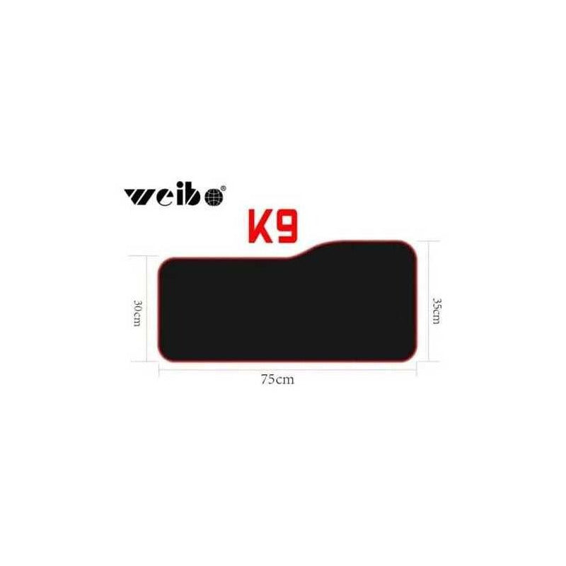 Mouse Pad Gamer K9 Antideslizante Cosido Alfombrilla Ratón