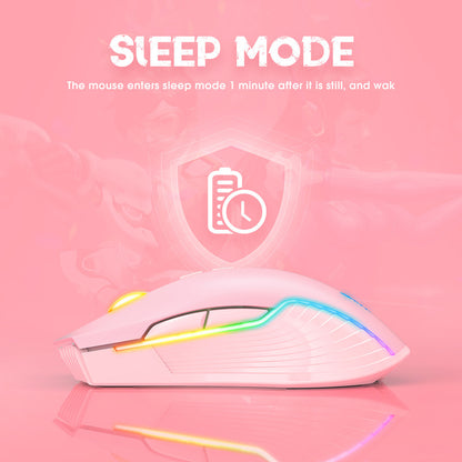Mouse Gamer Inalambrico Onikuma 7 Botones 3600dpi Rgb Cw905