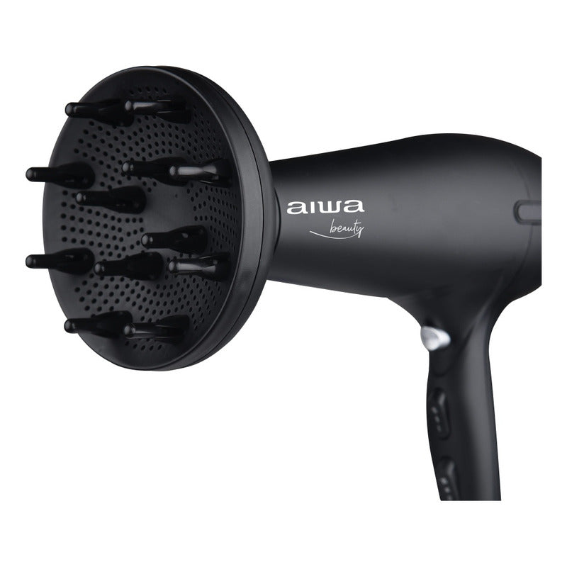 Secador De Pelo Aiwa Profesional Sin Frizz Con Difusor 2200w