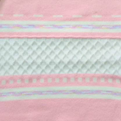 Sweater De Niña Tejido Polerón Teen Cuello Alto Sueter T8-16 Rosa 736 Trenzado 150