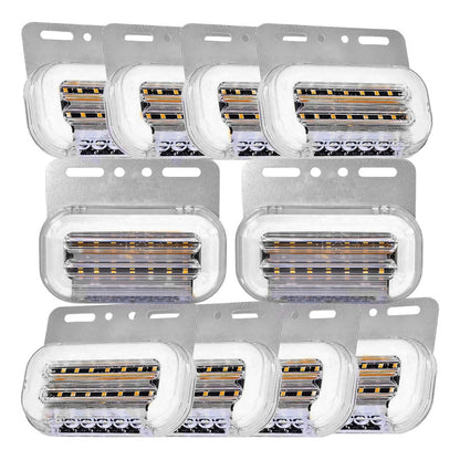X10 Luz Led De Trocha Bicolor Cn Secuencial 12v/24v Flecha