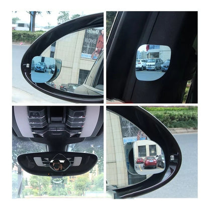 X2 Espejos Laterales Retrovisor Punto Ciego 360 Ajustable 2