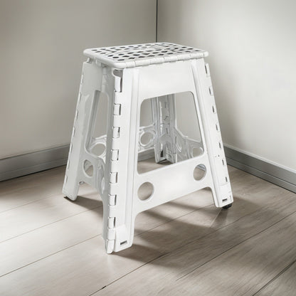 Taburete Plegable Banquito Pórtatil Piso Escala 45cm /r&c
